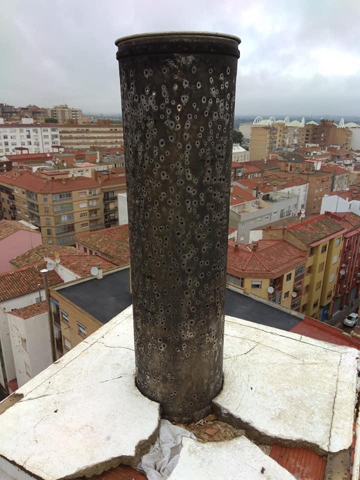acciaio inox non regolare canna fumaria