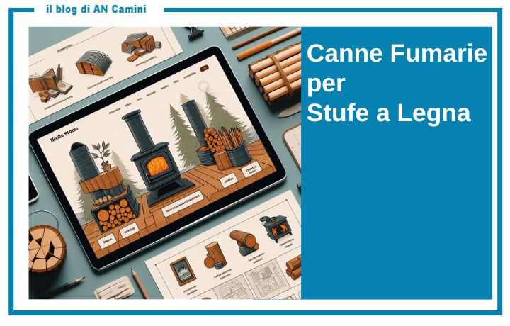 Canne fumarie per stufa a legna